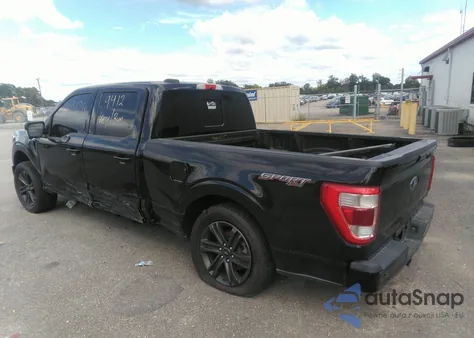 2021 Ford F-150 Lariat z USA, uszkodzony, nr VIN 1FTFW1E85MKE27620